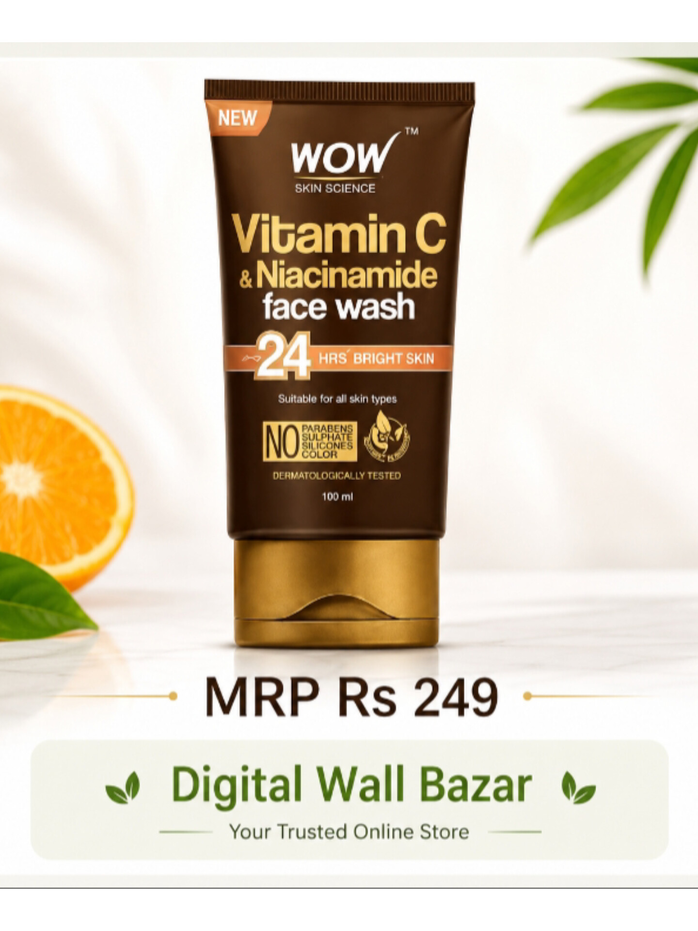 Wow Vitamin-C & Niacinamide Face Wash