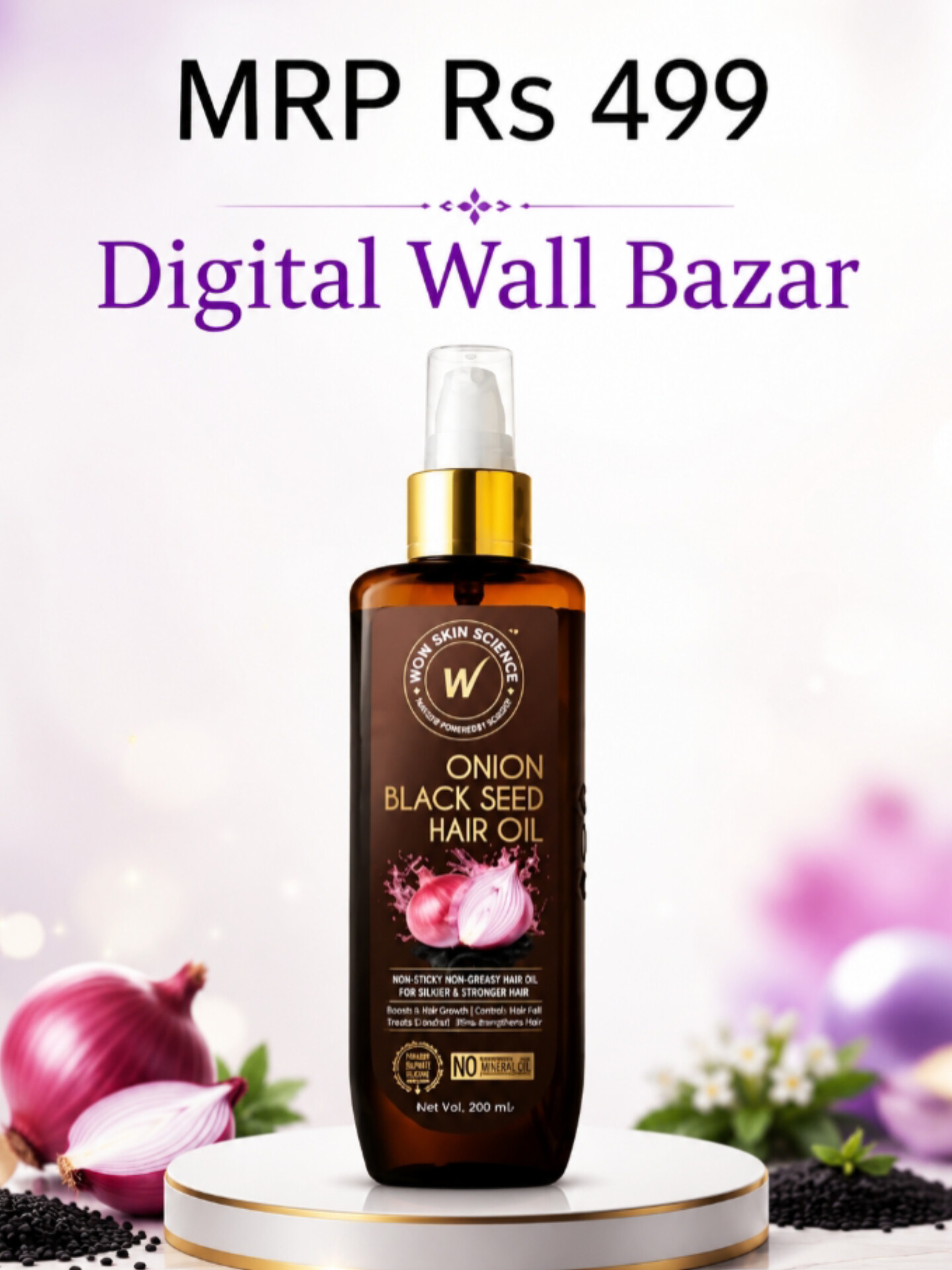 Wow Onion Black Seed Hair Oil