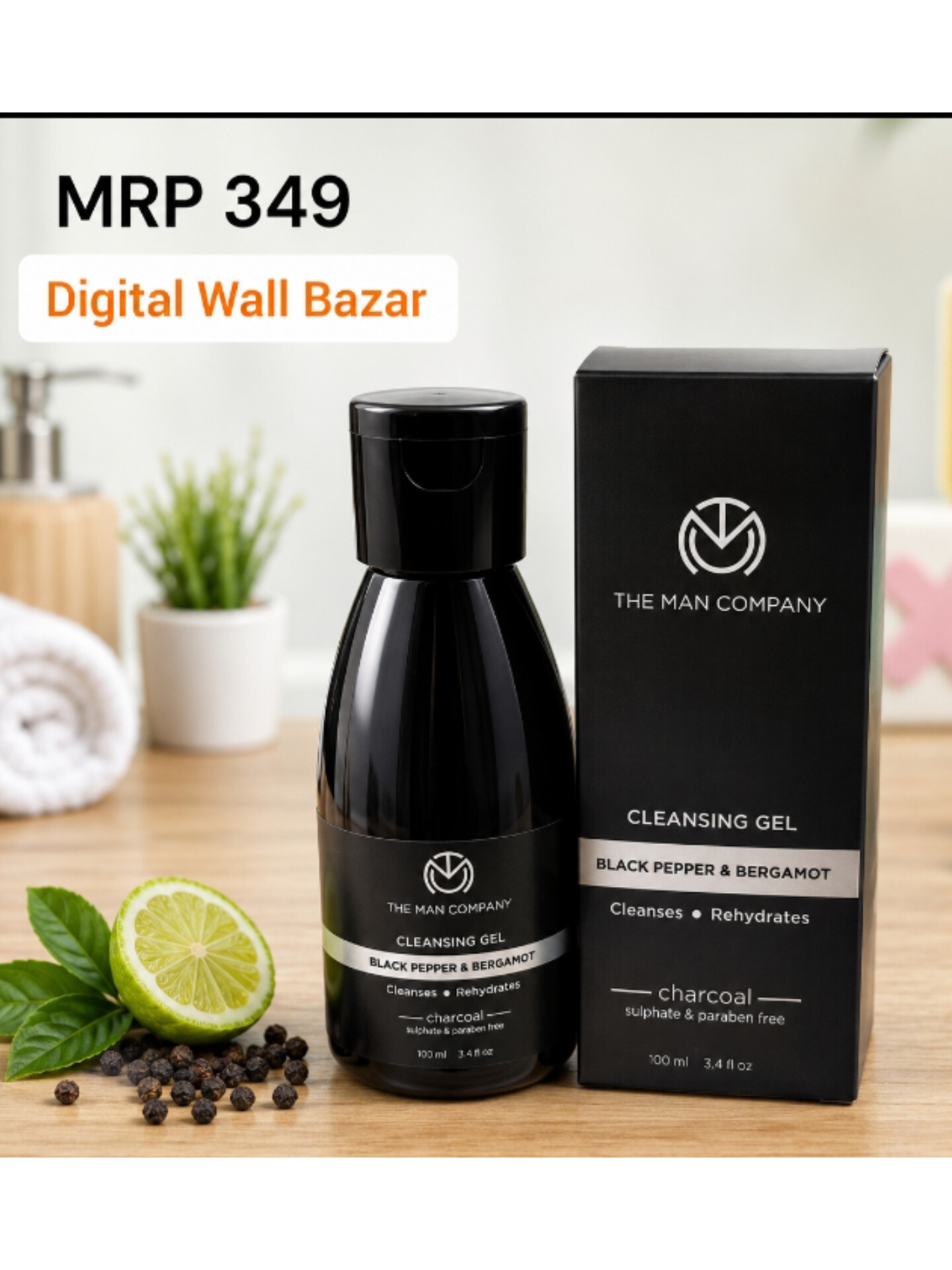 THE MAN COMPANY CLEANSING GEL