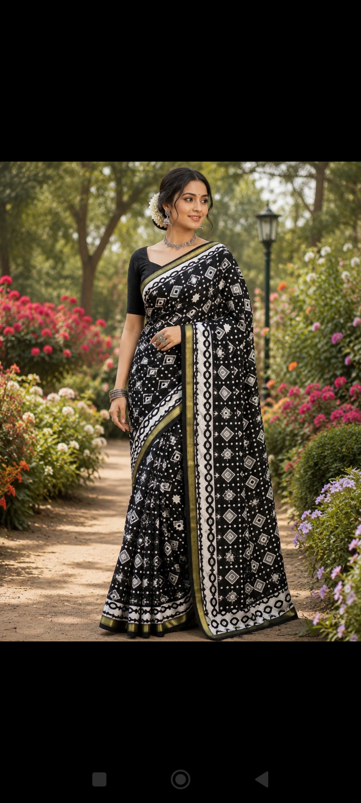 Malaicotton Less Saree (Jamini)