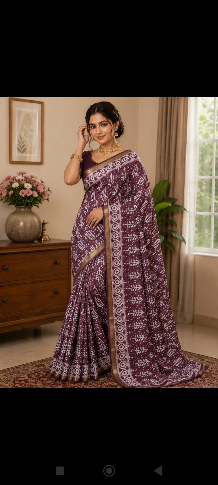 Malaicotton Less Saree (Jamini)
