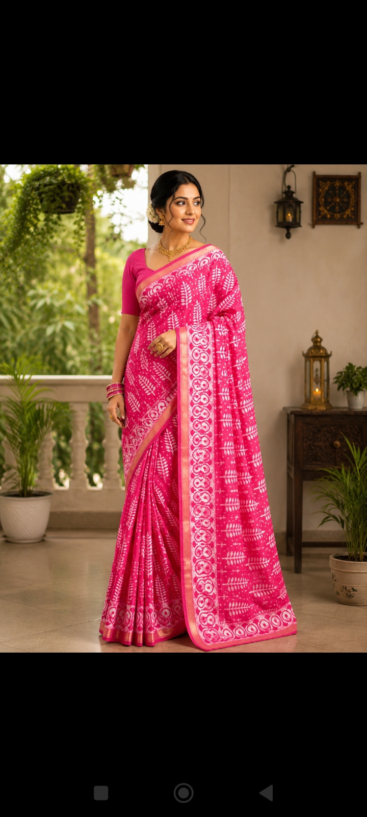Malaicotton Less Saree (Jamini)